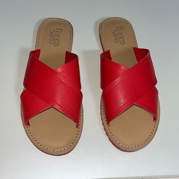 Franco Sarto -Quentin Red Sandal size 8.5 - Picture 2 of 7